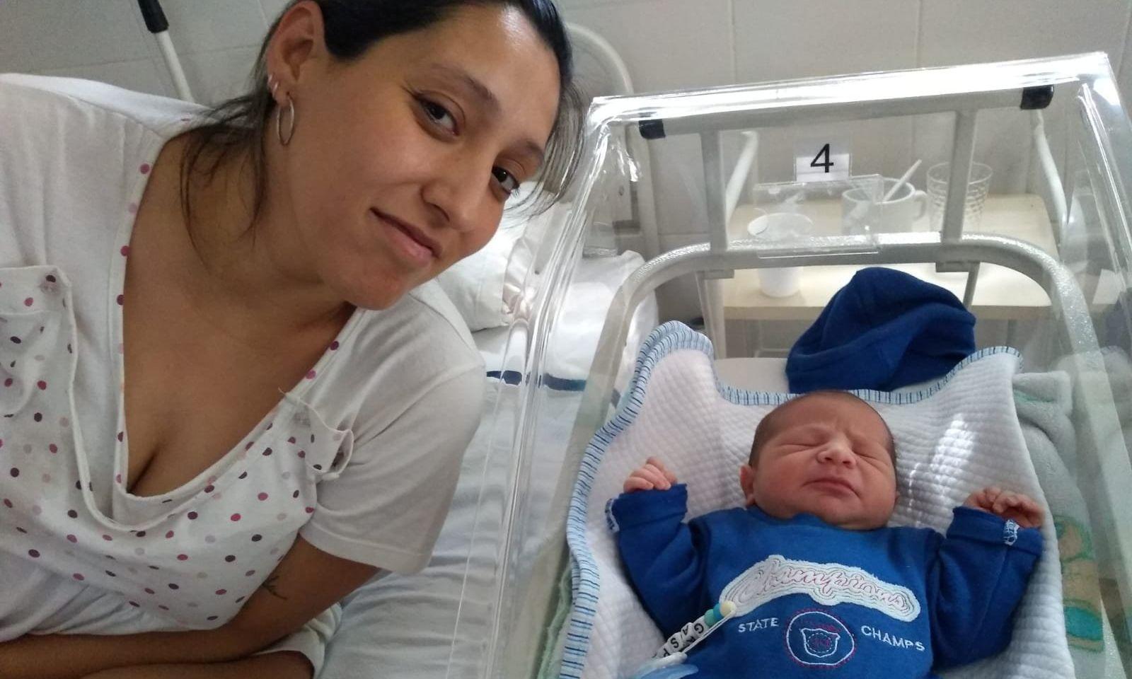 Textual Gaspar Antonio, el primer bebé del año