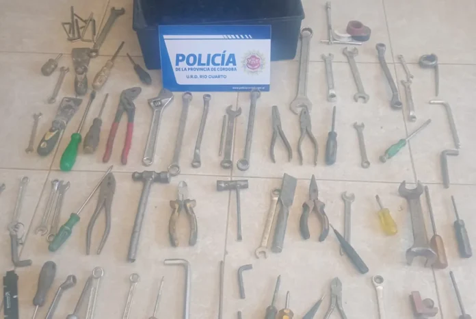 Caja herramientas robada