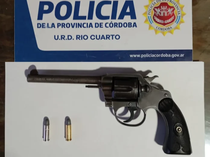 Arma secuestrada