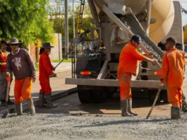 Pavimento en cinco frentes: el municipio avanza en el Plan de 100 cuadras