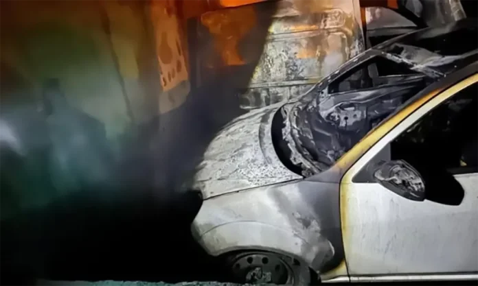 Policiales - Incendio concesionaria
