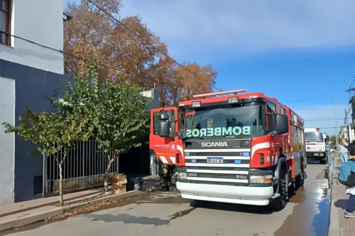 Policiales - Incendio Lavarropas