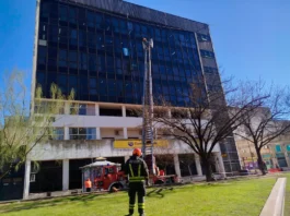 Amplio operativo de emergencia en el Correo Argentino por el peligro de desprendimiento de una estructura