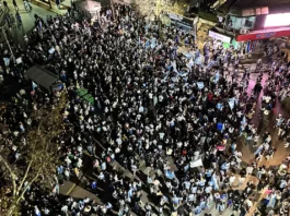 Una multitud celebró la clasificación a la final del Mundial en Plaza Roca