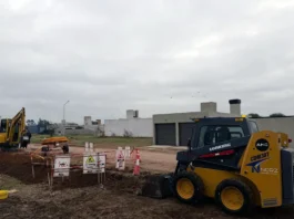 Avance de infraestructura en lote Portal del Sol