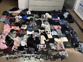 Allanamiento y recupero de más de 100 prendas y elementos robados a comercios del centro